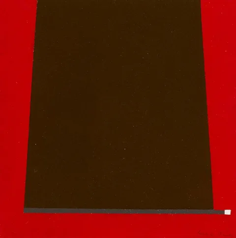 Cecil King, THRUST I, 1984, oil on paper