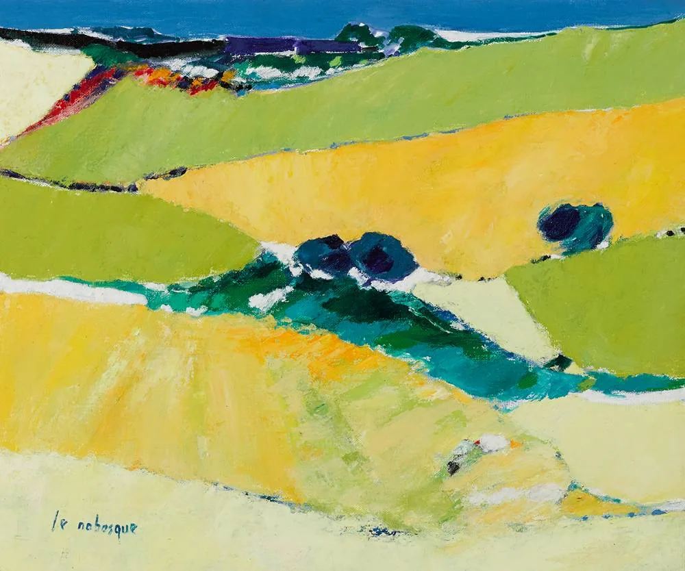 Gérard le Nabasque, GOÉLO, oil on canvas