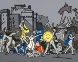 Robert Ballagh, RAPE OF THE SABINES - DAVID