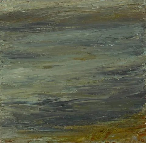 SEA MIST, TOWNEY BAY, COUNTY DONEGAL by Mary Lohan, oil on board, offered Apr 2023