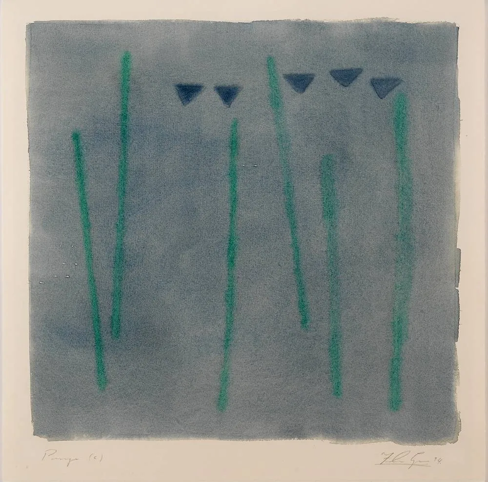 PASSAGE by Felim Egan, 1994, watercolour, sold Apr 2023