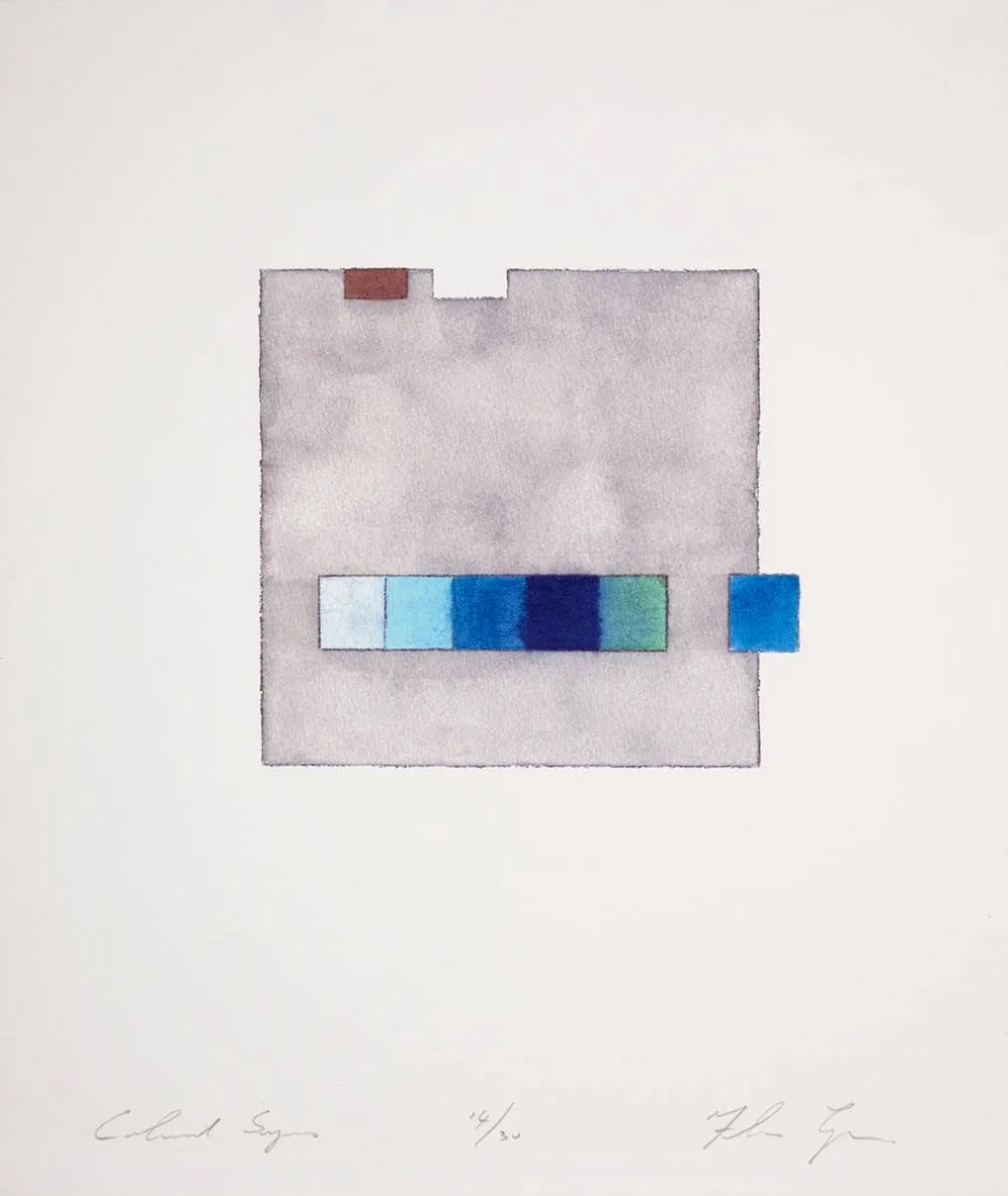 Felim Egan, ABSTRACT, lithograph; (no. 14 from an edition of 30)
