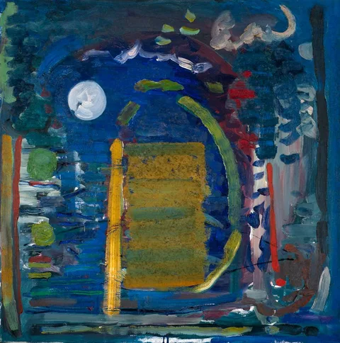 Jeremy Henderson, STILL NIGHT, RETINA, 2000, oil on canvas