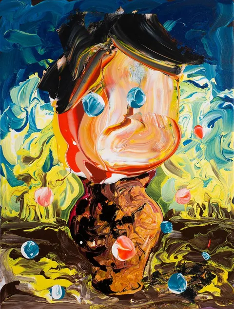THE GROWER by Paul Doran, 2022, acrylic on canvas; (unframed), offered Apr 2023