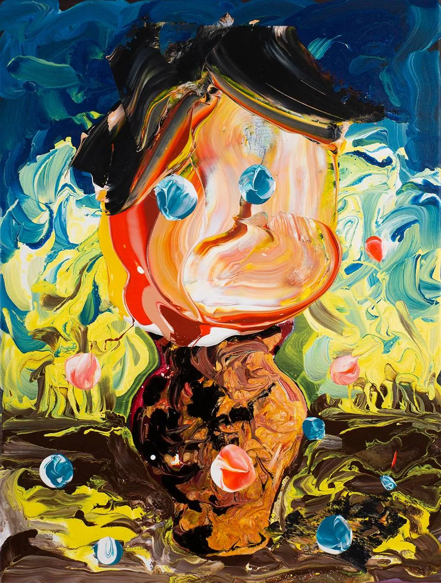 THE GROWER by Paul Doran, 2022, acrylic on canvas; (unframed), offered Apr 2023