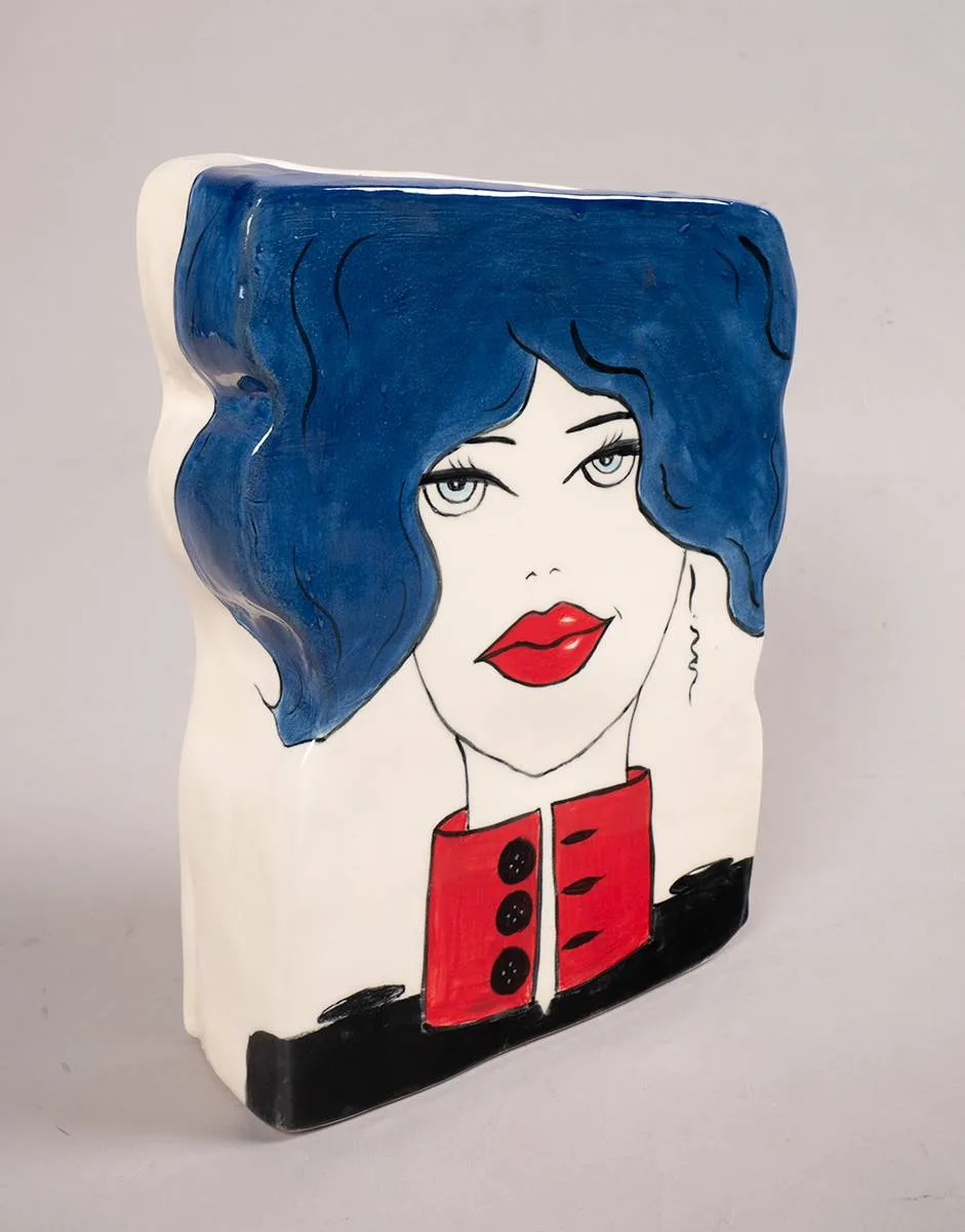 Anne Doyle, PURDY, hand-painted ceramic