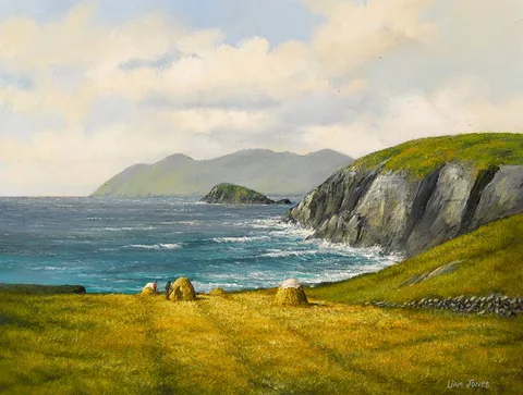 Liam Jones, SLEA HEAD, COUNTY KERRY, oil on canvas