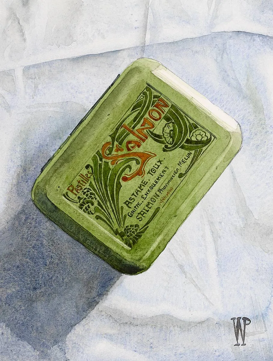 William M. Park, TIN, watercolour