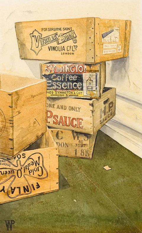 William M. Park, CRATES, watercolour
