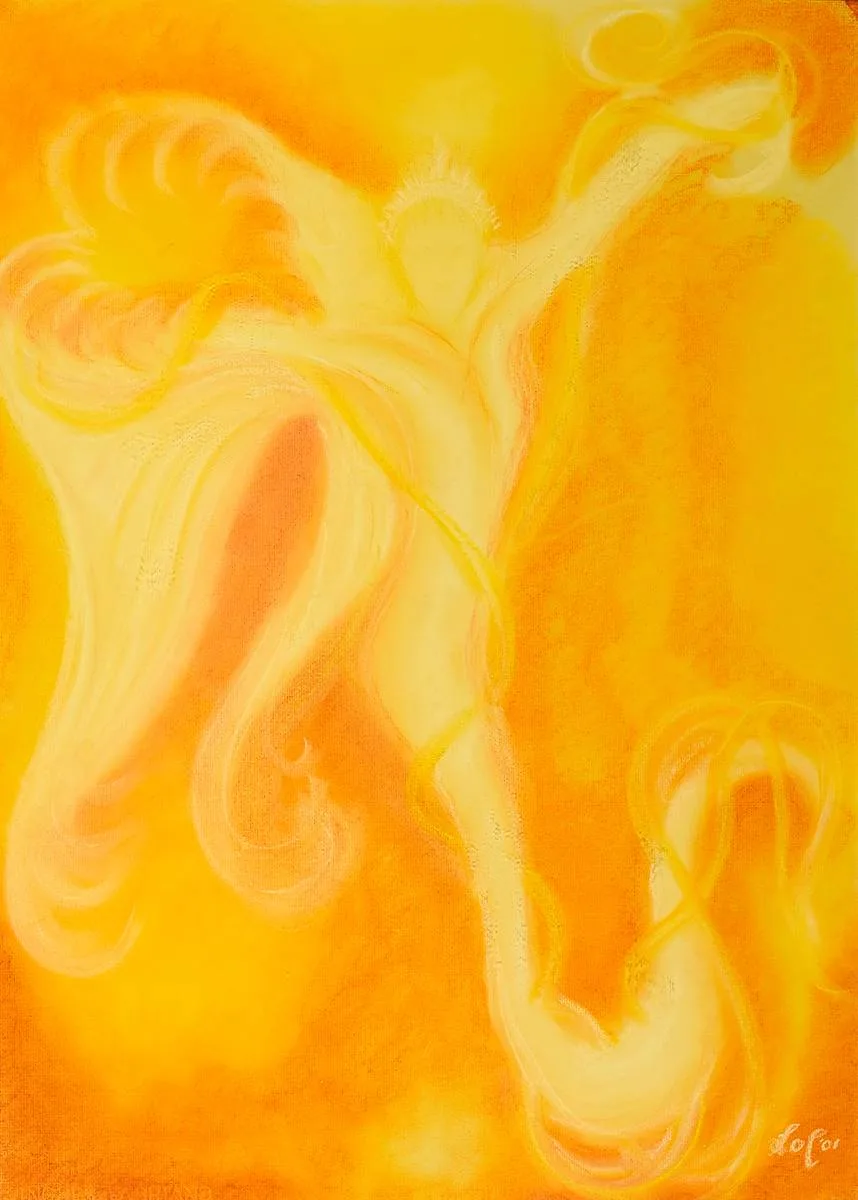Lorraine Coffey, ANGEL OF HOPE, 2001, pastel