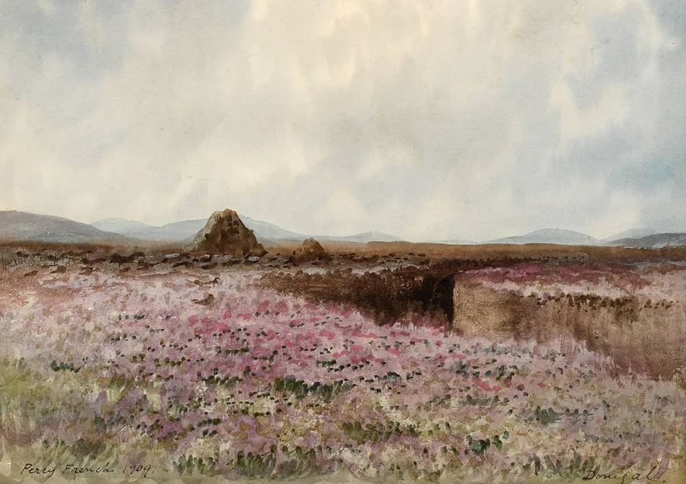 DONEGAL by William Percy French, 1909, watercolour, sold Mar 2023