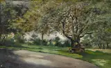 Lilian Lucy Davidson, TWO CHILDREN IN A PARK