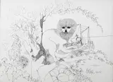 Pauline Bewick, MONKEY ON A BRANCH and KESTREL, 1963 (A PAIR)