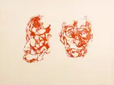 Louis le Brocquy, SAMUEL BECKETT AND JAMES JOYCE, DUAL IMAGE