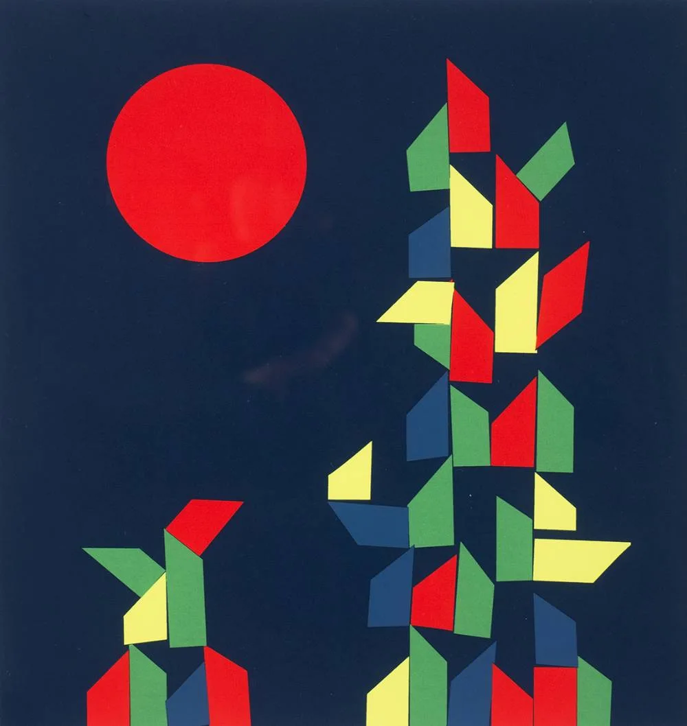 CHRISTMAS GREETING CARD by Patrick Scott, 2005, colour print; (edition no. 191), sold Dec 2022