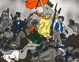 Robert Ballagh, LIBERTY ON THE BARRICADES [AFTER DELACROIX]