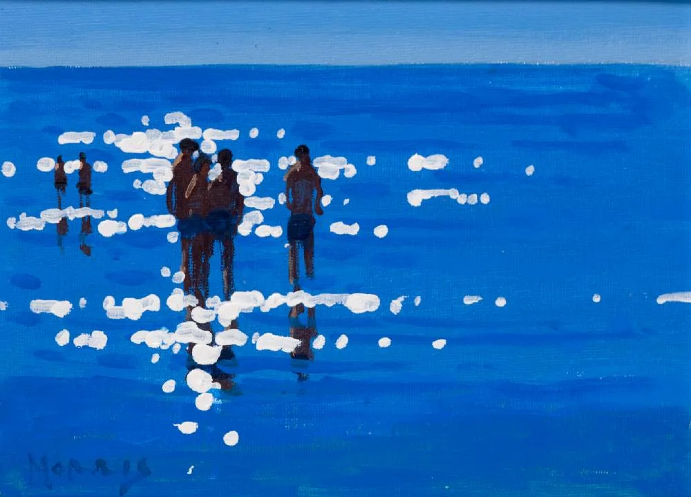 John Morris, REFLECTIONS, oil on board