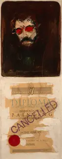 Patrick Graham, SELF PORTRAIT, DIPLOMA CANCELLED