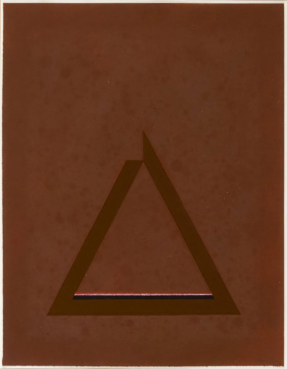TOUCH by Cecil King, oil on paper, sold Dec 2022