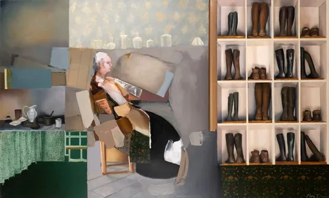 MOTHER by Mary Therese Keown, 2004, oil on canvas; (unframed), sold Dec 2022