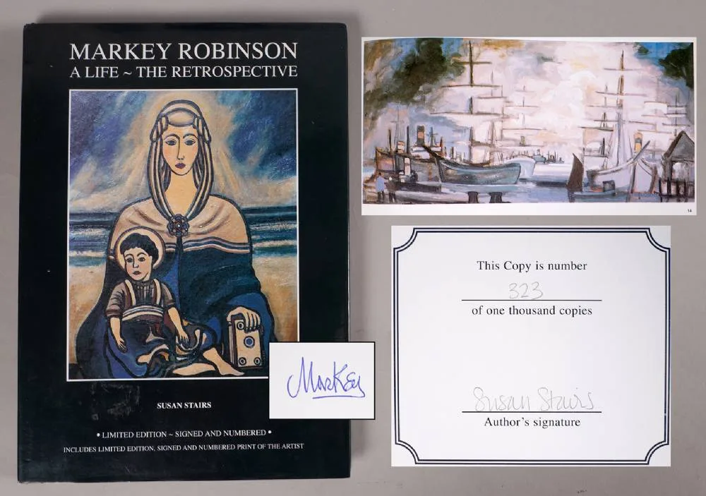 Markey Robinson, A LIFE - THE RETROSPECTIVE BY SUSAN STAIRS, limited edition book; (no. 323 from an edition of 1000)