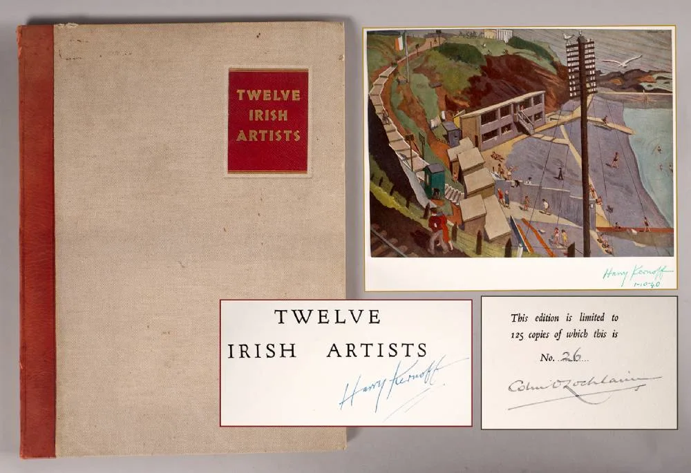 Thomas Bodkin, TWELVE IRISH ARTISTS, 1940, signed limited edition book; (no. 7 from 125)