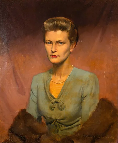Seán O'Sullivan, PORTRAIT OF NORA BAILEY, 1946, oil on canvas