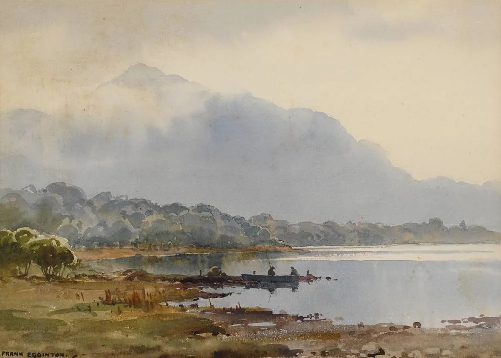 LOUGH LEANE, KILLARNEY, COUNTY KERRY by Frank Egginton, watercolour, sold Dec 2022