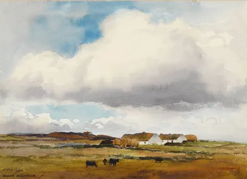 NEAR BELMULLET, COUNTY MAYO by Frank Egginton, watercolour, sold Dec 2022
