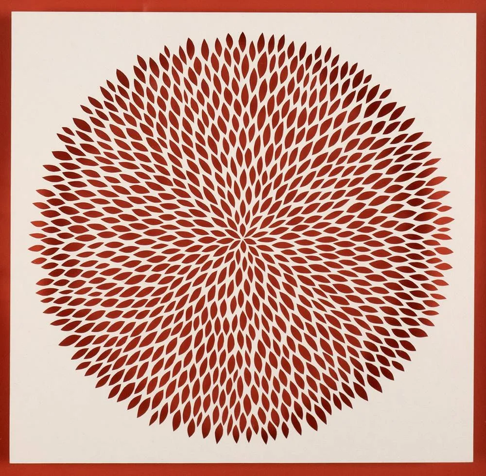UNTITLED by Paul Bokslag, 2020, papercut, sold Dec 2022