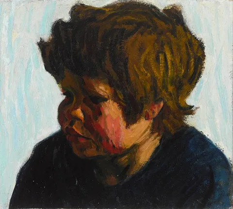Roderic O'Conor, HEAD OF A BRETON BOY, 1893, oil on panel