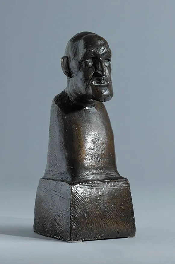 Brian Bourke, BUST OF TONY O'MALLEY, bronze; (unique)