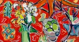 Elizabeth Cope, STILL LIFE ON RED CARPET