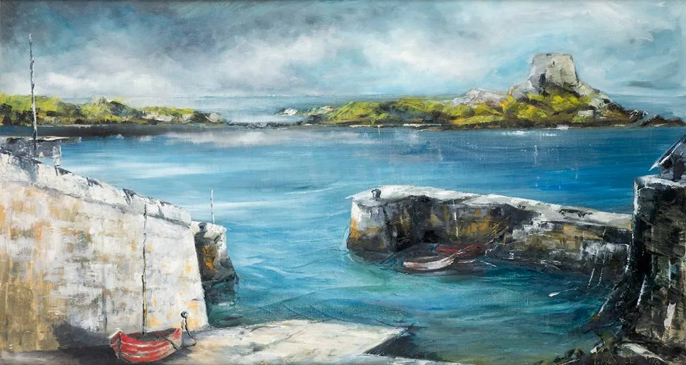 T. A. Cullen, COLIEMORE HARBOUR, DALKEY, COUNTY DUBLIN, 1970, oil on canvas