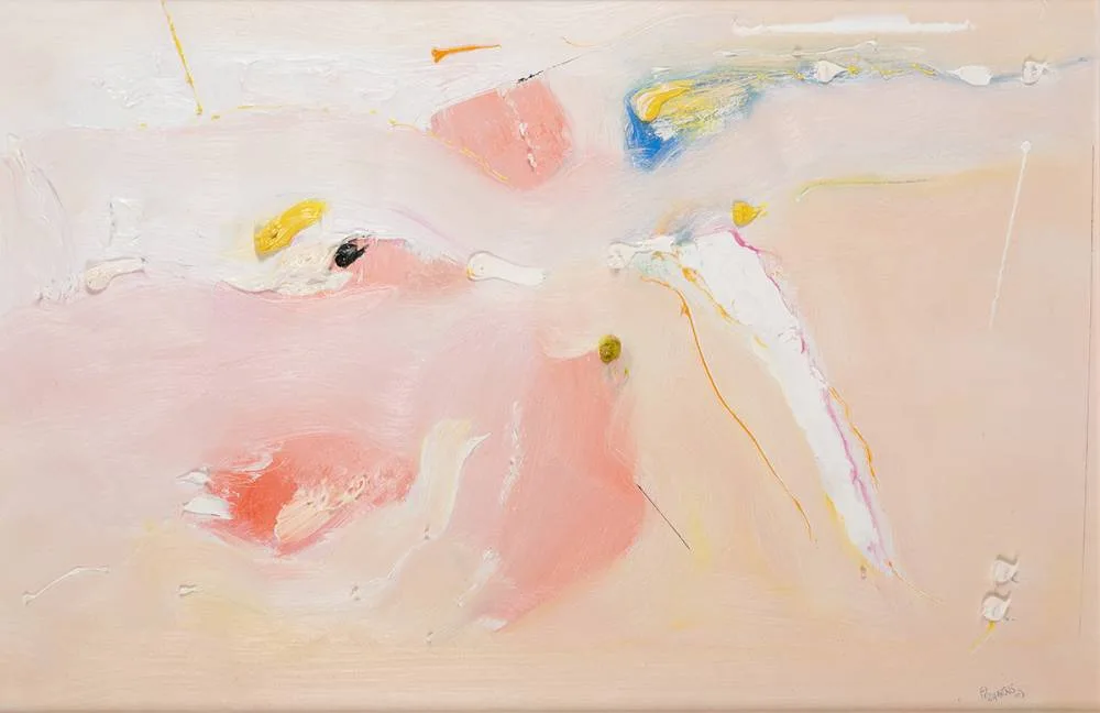 LOW TIDE by Mike Fitzharris, 2003, oil on board, sold Oct 2022