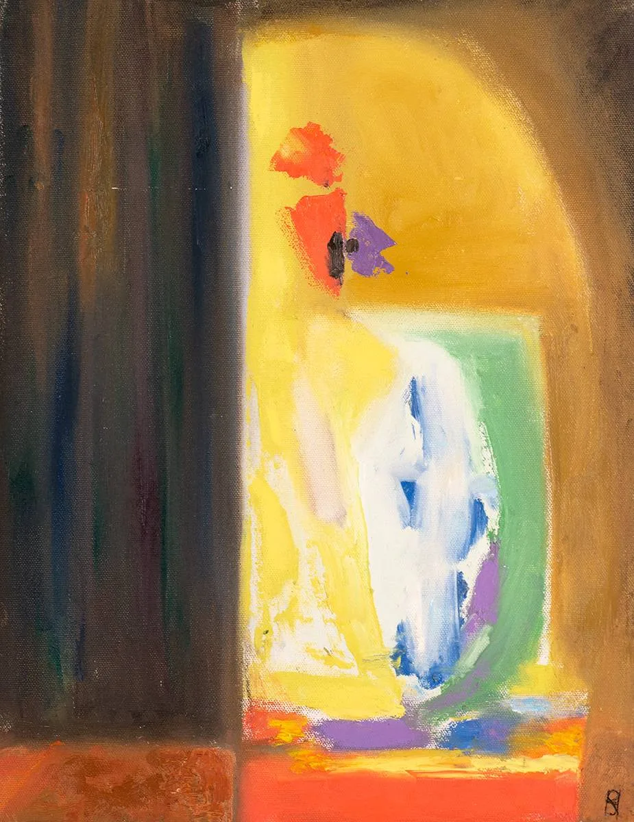 LOBELIA by Rosemary Higbee, 2006, oil on canvas, offered Oct 2022