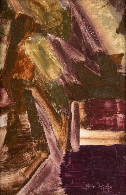 Eileen Costelloe, AUTUMN 2, oil on board