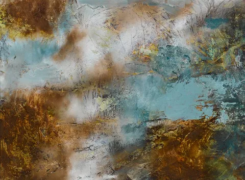 Eileen Costelloe, LANDSCAPE, WINTER, oil on board