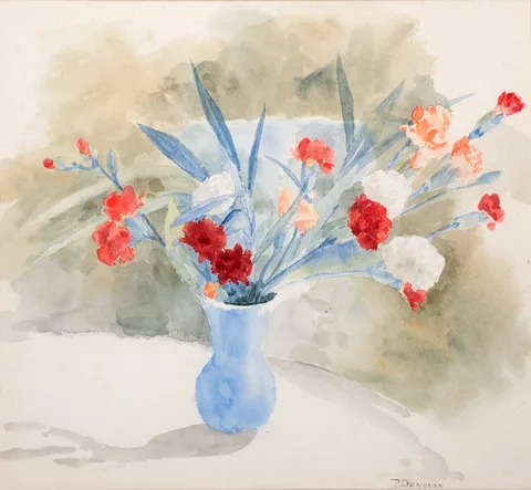 Phoebe Donovan, STILL LIFE WITH FLOWERS, watercolour
