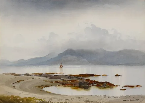 THE CONNEMARA COAST by Frank Egginton, watercolour, sold Oct 2022