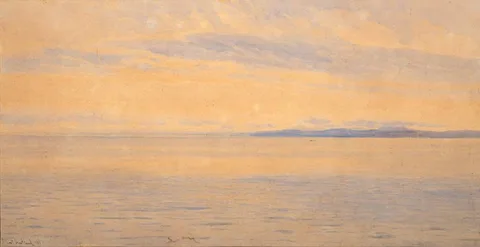 SEASCAPE by Henry Albert Hartland, 1887, watercolour, sold Oct 2022