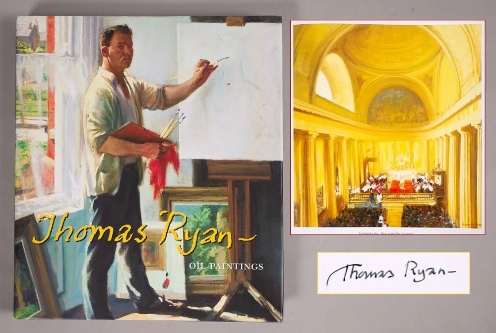 THOMAS RYAN, OIL PAINTINGS by Thomas Ryan, book, offered Oct 2022