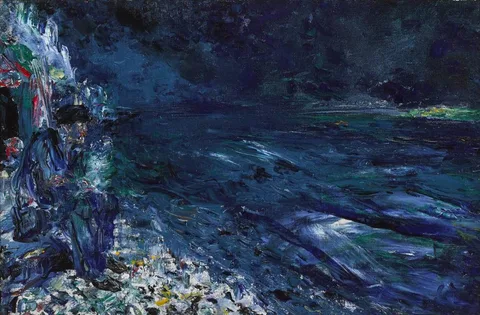 Jack Butler Yeats, RIVER MOUTH, 1946, oil on canvas