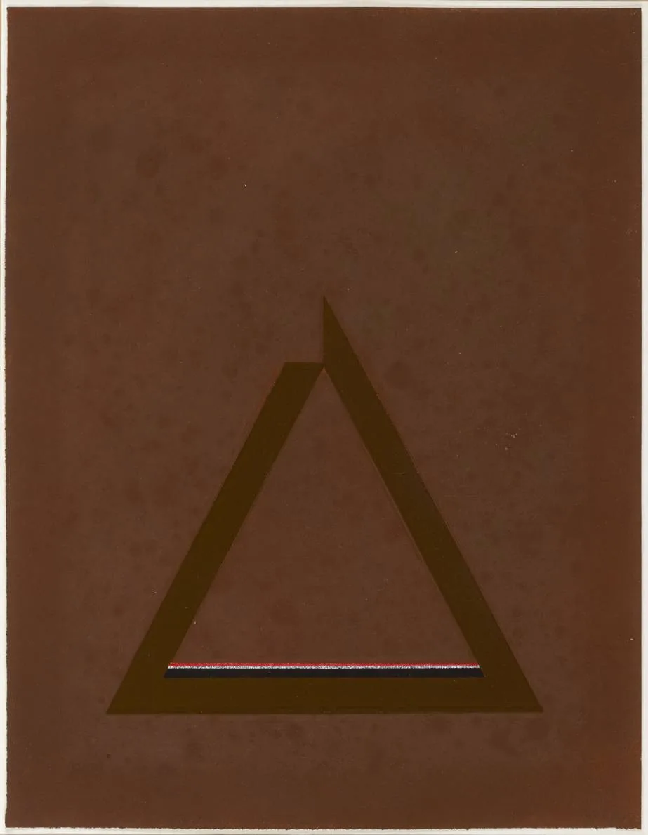 TOUCH by Cecil King, oil on paper, offered Sep 2022
