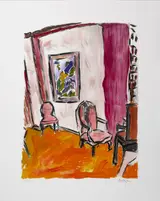 Bob Dylan, THREE CHAIRS [THE DRAWN BLANK SERIES]