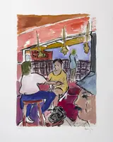 Bob Dylan, ROOFTOP BAR [THE DRAWN BLANK SERIES]