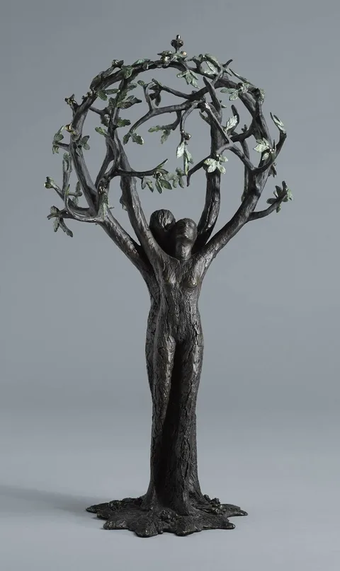 HEALING TREE by Linda Brunker, bronze; (no. 6 from an edition of 8), offered Sep 2022