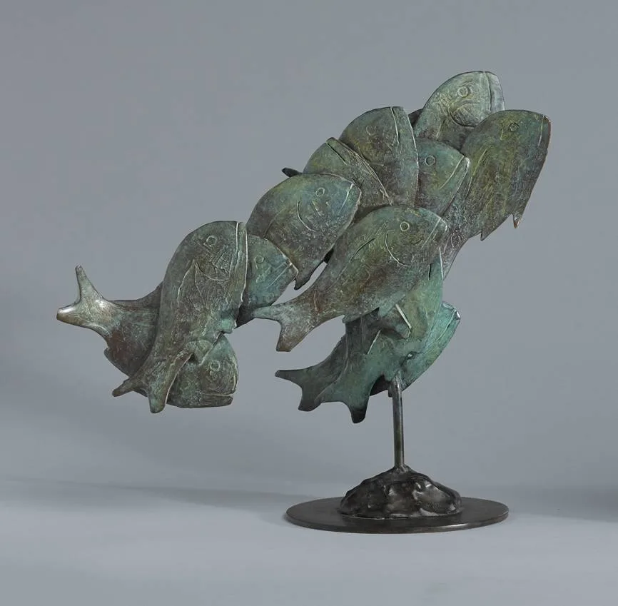 AQUADANCE II by Joseph Sloan, 2009, bronze; (unique), sold Sep 2022