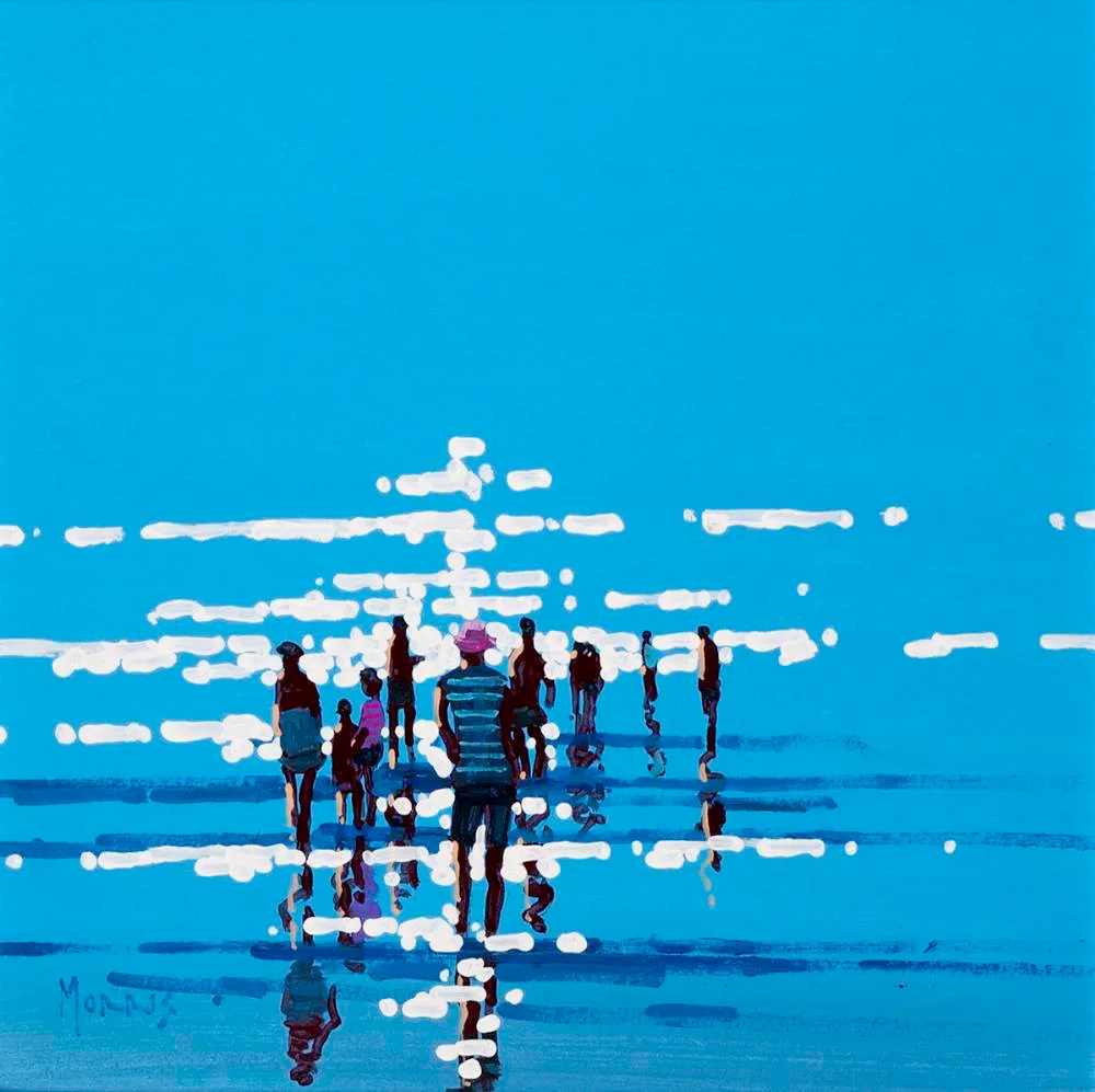 John Morris, LIGHT REFLECTIONS, oil on board