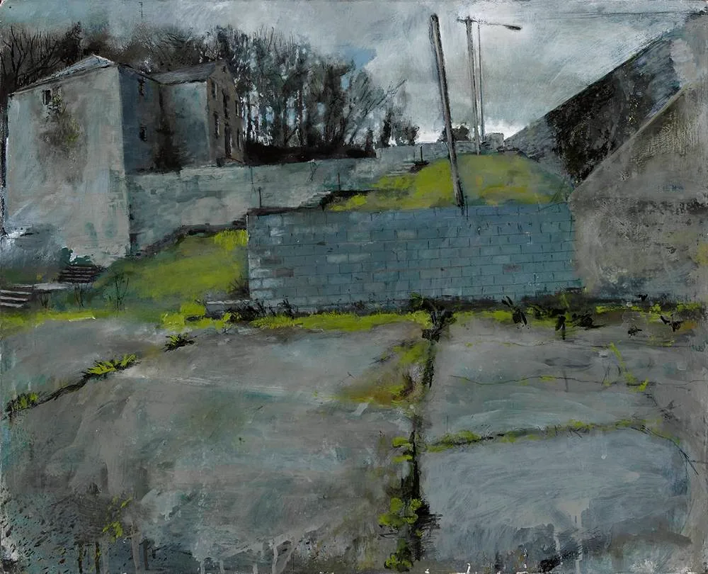 Aiden Crotty, A PARIS STREET, oil on panel
